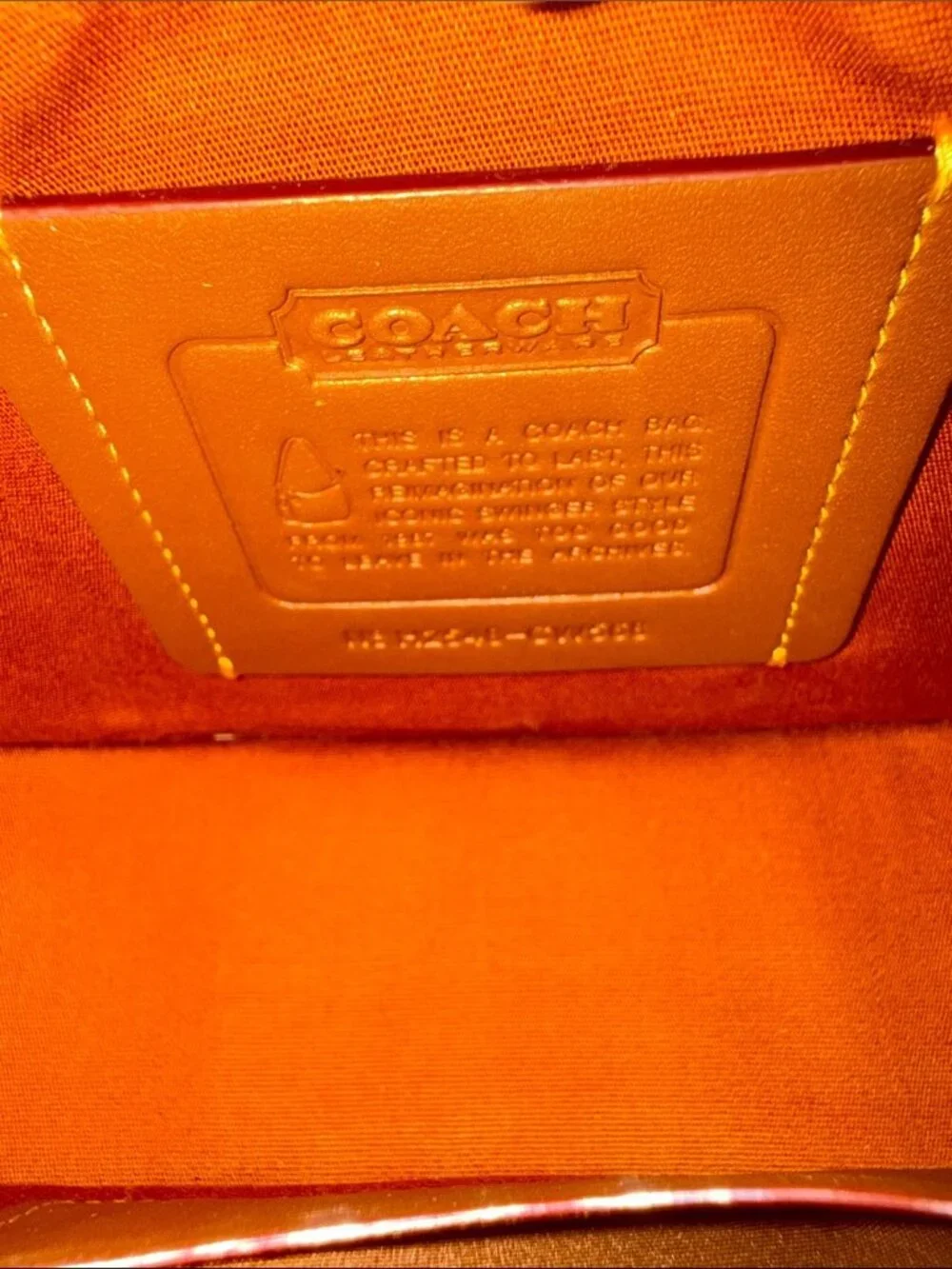 NWT Coach Swinger Bag 20 With Chain Crystal Signature Jacquard